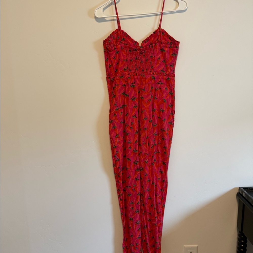 FARM Rio Chile Pepper Jumpsuit - Picture 4 of 5